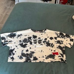 CHNGE Cropped Tie Dye Tee